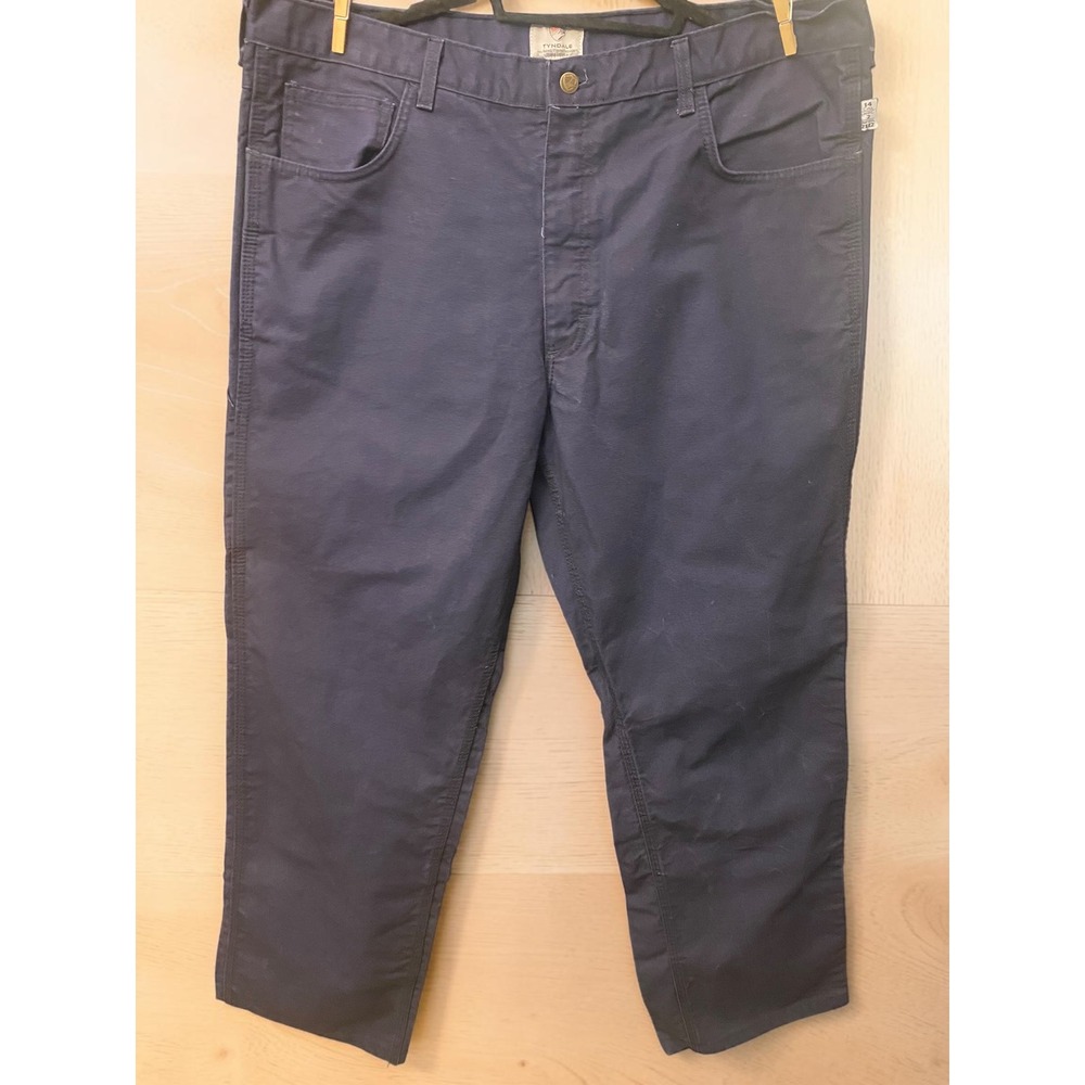 Tyndale FR Cargo Duck Pants Flame Resistant Navy Blue Mens 42x32